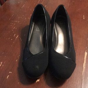 Black low heels